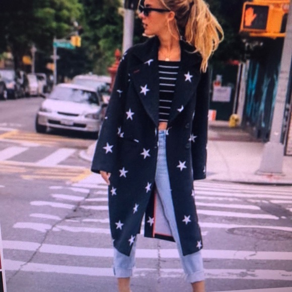 Star Double Face trench Coat - Picture 2 of 5